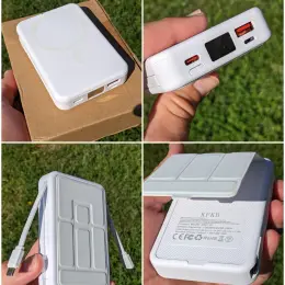 Повербанк 10000 mAh з бездротовою магнітною зарядкою KFKB