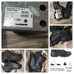 Черевики LOWA RENEGADE II GTX LO TF (43.5 р.) чорні