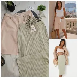 Джинсові шорти Nkd розмір 36 S та спідничка в рубчик Missguided
