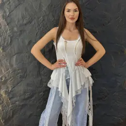 Блузка женская белая