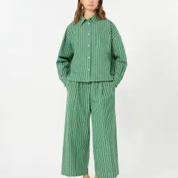 Костюм MaxMara Weekend сорочка та штани в смужку