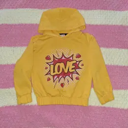 Кофта з капюшоном "LOVE" для дівчинки, 104-110 см