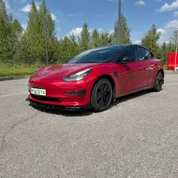 Tesla Model 3 2020 Електро 80.2 кВт*г Червоний