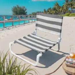 Складане пляжне крісло Foldable Beach Chair 46 × 46 × 45 см