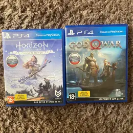 Игры для PlayStation 4: Horizon Zero Dawn Complete Edition и God of War