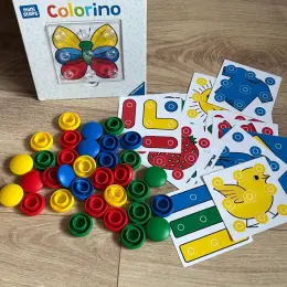 Розвиваюча гра Colorino дитяча мозаїка для вивчення кольорів