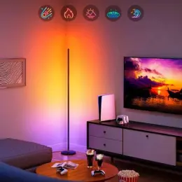 Розумний торшер Govee Floor Lamp H6076A, Matter, WI-FI, Bluetooth, RGBICW, чорний