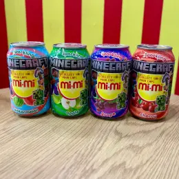 Напій газований Mi-Mi Minecraft Cherry, Watermelon, Grape, Apple 330мл