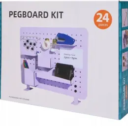 Pegboard Kit 24 pcs фіолетова стояча панель-органайзер