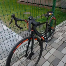 Шосейний велосипед Cube Attain Pro 2022, алюмінієва рама S, карбонова вилка, Shimano Sora, дискові гальма