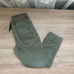 Дитячі штани кольору хакі, 110 см, 4-5 років
