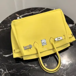 Сумка Hermes 30 см с серебряной фурнитурой