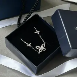 Graff Butterfly Silhouette Diamond Pendant 18K White Gold