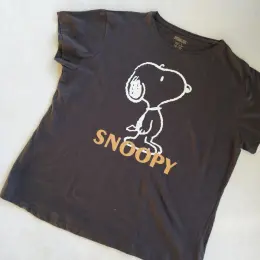 Жіноча футболка Snoopy з принтом, 100% бавовна, розмір L