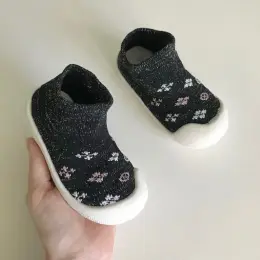 Текстильні кросівки для дітей з гумовою підошвою