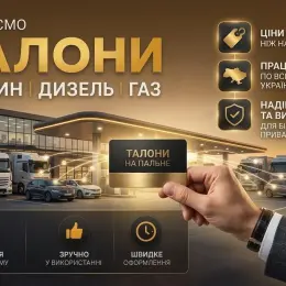 Паливні талони А-95, ДП від UKRNAFTA, OKKO, WOG, UPG