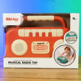 Музична іграшка у вигляді магнітофона Bibi-inn з підсвічуванням, звуками та піаніно