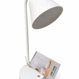 Аккумуляторная настольная LED-лампа белая Ø 14 × 31,5 см