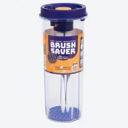 Набір малярних пензлів 2 шт + вакуумний контейнер Brush Saver