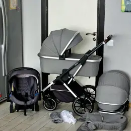 Коляска 3в1 Carrello Avrora зелений чай