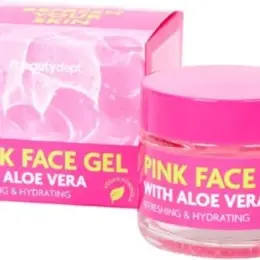 The Beautydept Pink Face Gel with Aloe Vera зволожувальний гель для обличчя