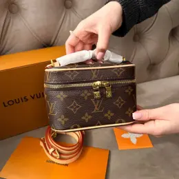 Louis Vuitton Nice Vanity Case шкіра та канва