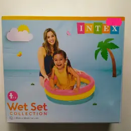 Надувной детский бассейн Intex Wet Set Collection 86 см