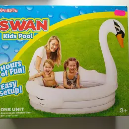 Надувной детский бассейн Kangaroo Swan Kids Pool