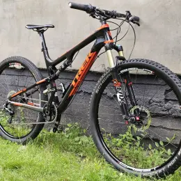 Карбоновий велосипед Trek L 19" з компонентами Fox, Shimano, Sram