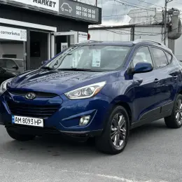 Hyundai Tucson 2014 2.4 л Автомат Полный привод Синий