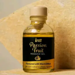 Їстівний масажний гель INTT Passion Fruit зігріваючий, 30 мл