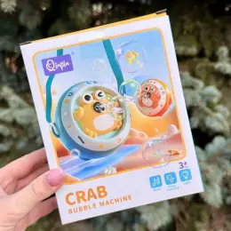 Автоматична машина для мильних бульбашок Qunpin Crab з музикою
