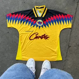 VINTAGE CORTEIZ RULES THE WORLD CLUB AMERICA YELLOW JERSEY S
