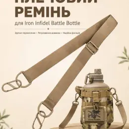 Iron Infidel Battle Bottle аксесуари: чохли та ремінь