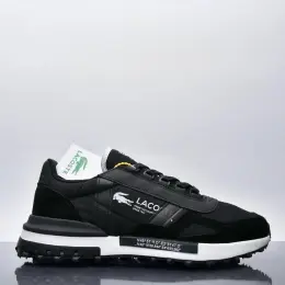 Кросівки Lacoste Elite Active T чорні текстиль/шкіра/замша