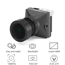 Камера Caddx Ratel PRO 1500TVL 1/1.8" 16:9/4:3 NTSC/PAL