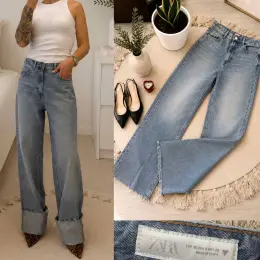 Джинси Zara жіночі блакитні S/M