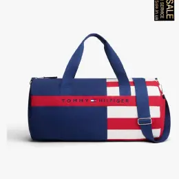 Чоловіча сумка Tommy Hilfiger Дафл полотно колор-блок