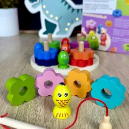 Дерев'яний сортер "Весела риболовля" WToys