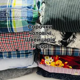 Сорочки чоловічі Швейцарія 1-й сорт