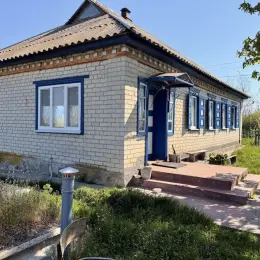 Будинок цегляний 60 кв.м, 6 кімнат, 50 соток землі в с. Жуки, Полтавська область