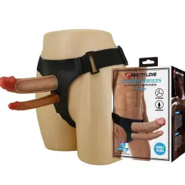 Подвійний чоловічий страпон Pretty Love Harness Briefs