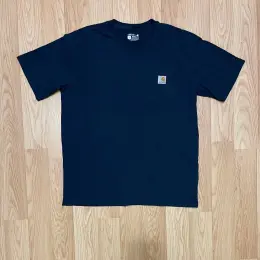 Футболка Carhartt з кишенею темно-синя, розмір L