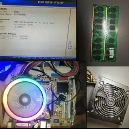 Комплект комплектуючих: Материнська плата ASUS M2N-MX SE Plus, процесор AMD Athlon 64 X2, 4GB DDR2, БЖ SVEN 400W, HDD 168GB