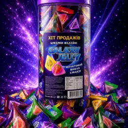 Цукерки желейні Galaxy Jelly фруктові