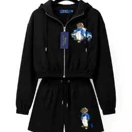Костюм-двойка POLO RALPH LAUREN с шортами и кофтой на молнии