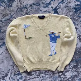 Polo Ralph Lauren vintage rare sweater golf L