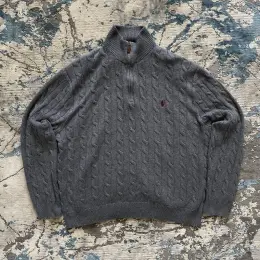 Polo Ralph Lauren 1/3 zip sweater XL (фактически L)