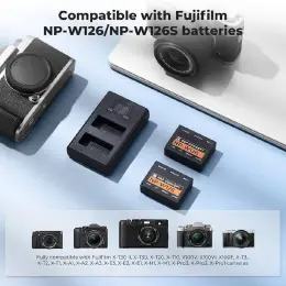 Аккумулятор и зарядное устройство K&F Concept 1300 мАг NP-W126/NP-W126S для Fujifilm