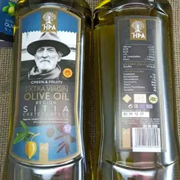 Оливкова олія HPA Extra Virgin Olive Oil Sitia Crete, Греція, 1л